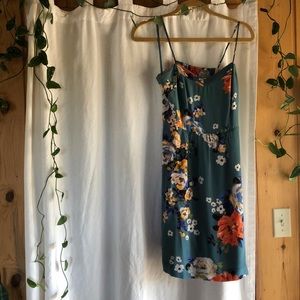 mulinette souers 100% silk floral dress